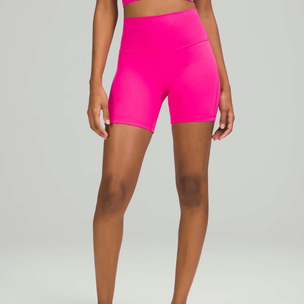Lululemon Athletica Women's Bike Shorts - Sonic Pink